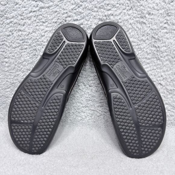 Finn Comfort Stanford Womens Size 9-9.5 Wide Mary Jane Slide Brown Leather - Picture 7 of 10